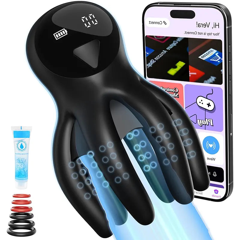 3-in-1 Male Glans Training Penis Vibrator