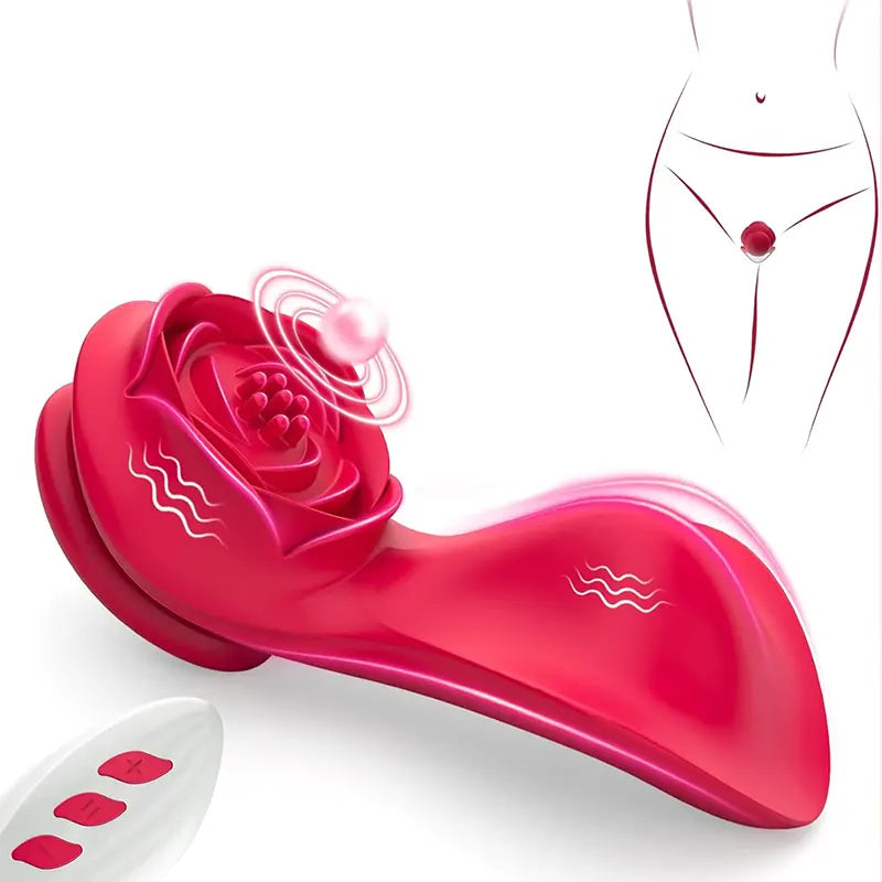 Rose Panty Vibrator - Discreet Pleasure On-the-Go