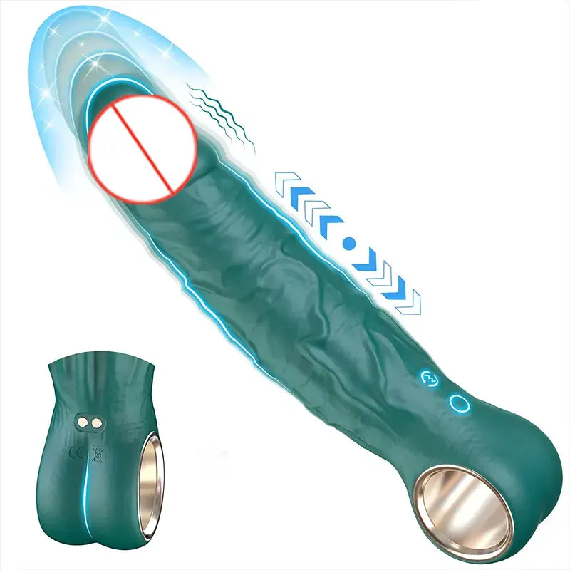 Multi-Function Realistic Thrusting Dildo Vibrator