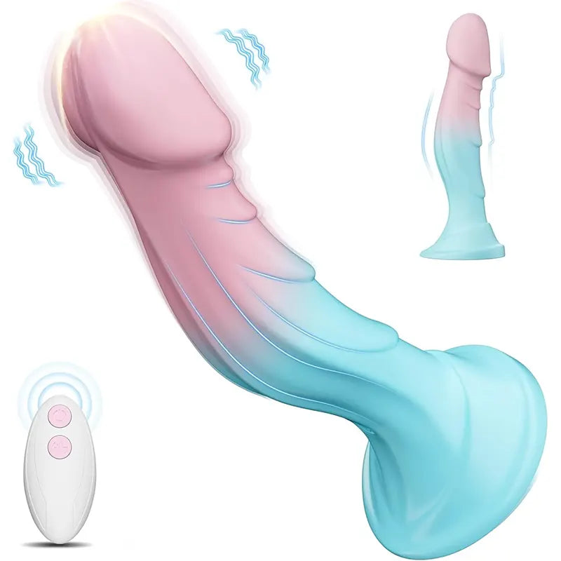 Gradient Silicone Dildo with Suction Cup