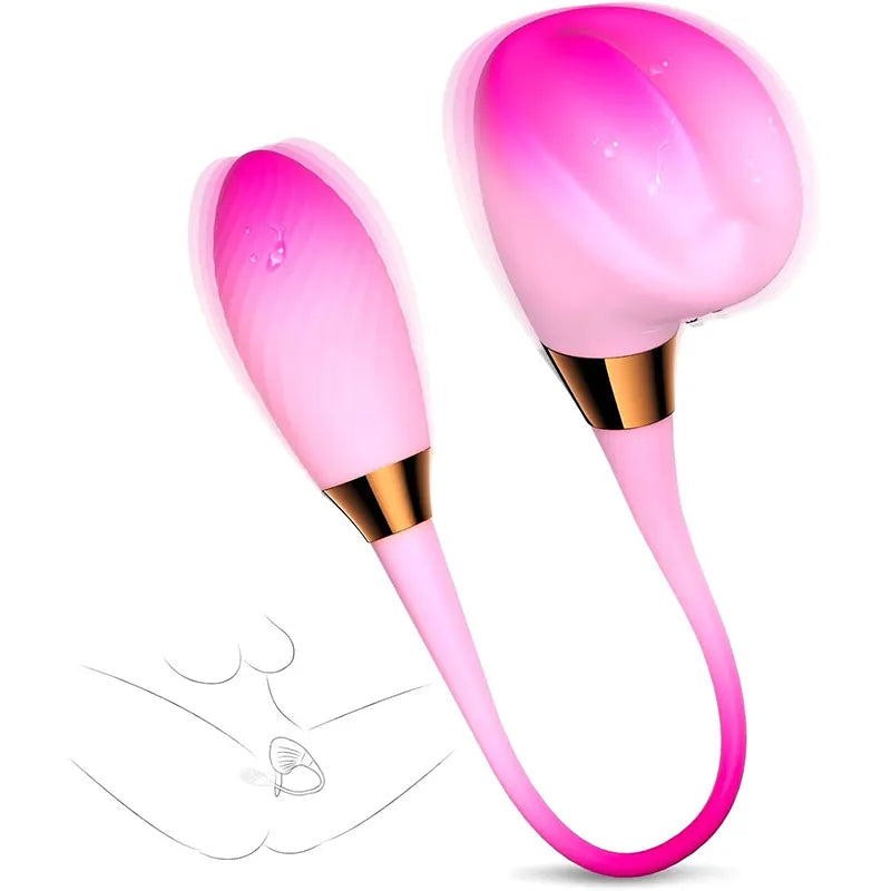 3-in-1 Dual Head Motor Female Vibrator