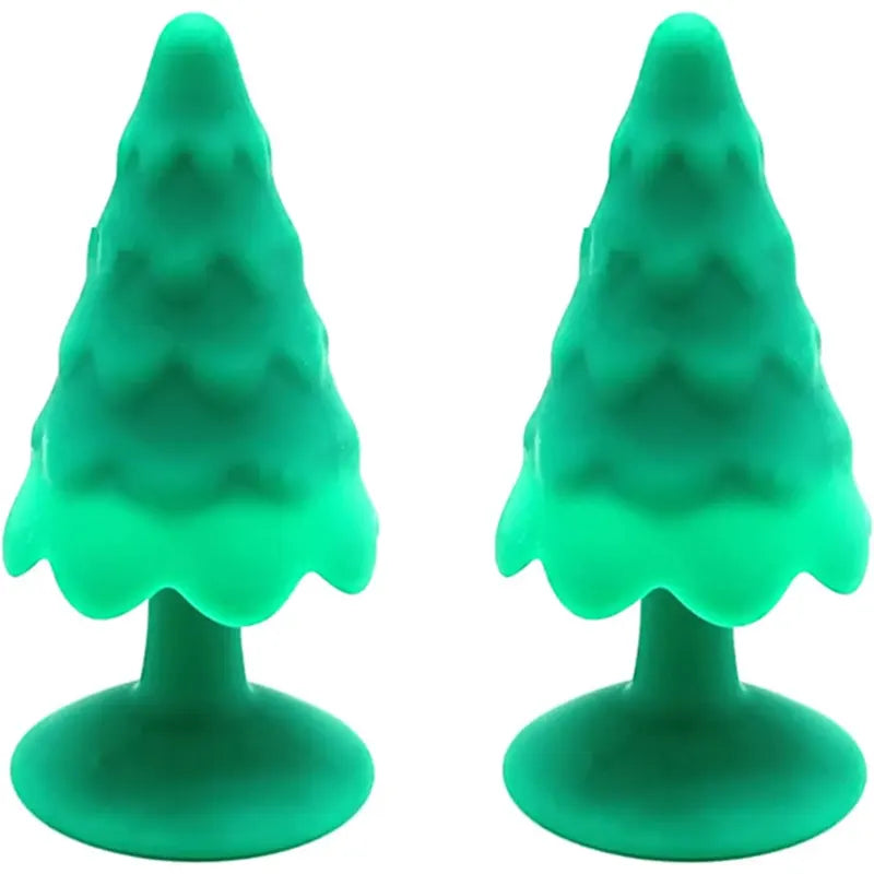 Christmas Tree Silicone Anal Plug