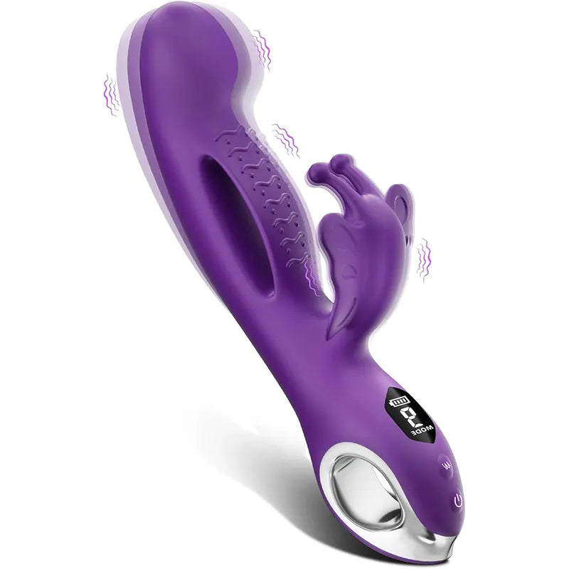 3 in 1 Rabbit G-spot Dildo Vibrator