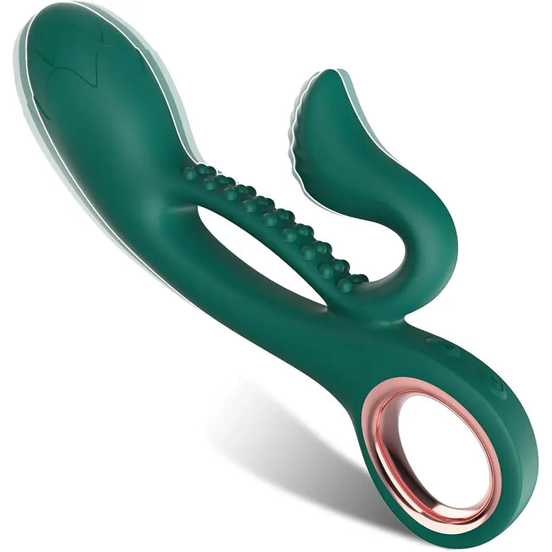 Dual-Action G-Spot &amp; Clitoral Rabbit Vibrator