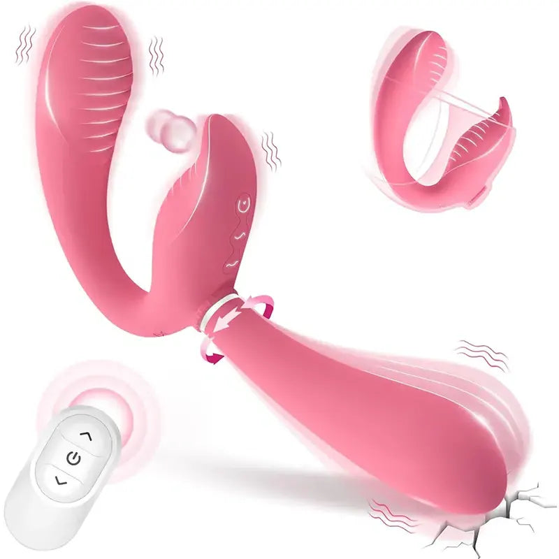 Double-Ended Strap-On Vibrator for Couples