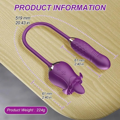 Rose G-Spot Nipple Clit Pleaser