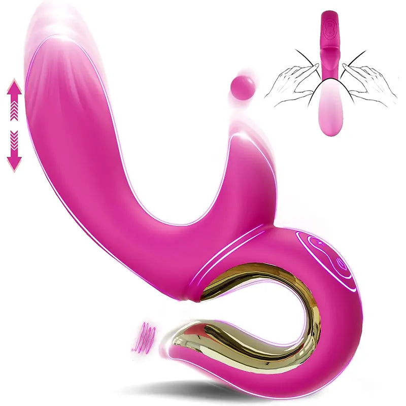 Dual-Motor Thrusting &amp; Vibrating G-Spot Stimulator