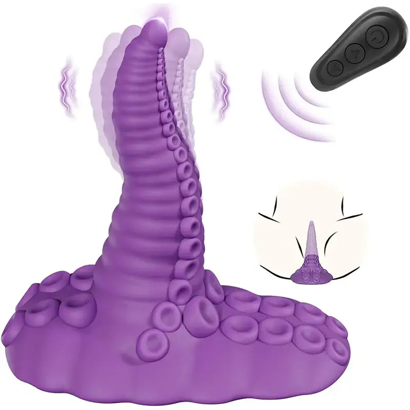 Silicone Dragon Tentacle Suction Cup Vibrator