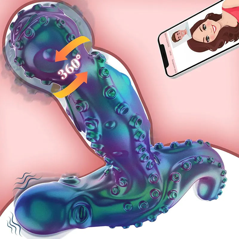 Octopus 360° Rotating Prostate Massager