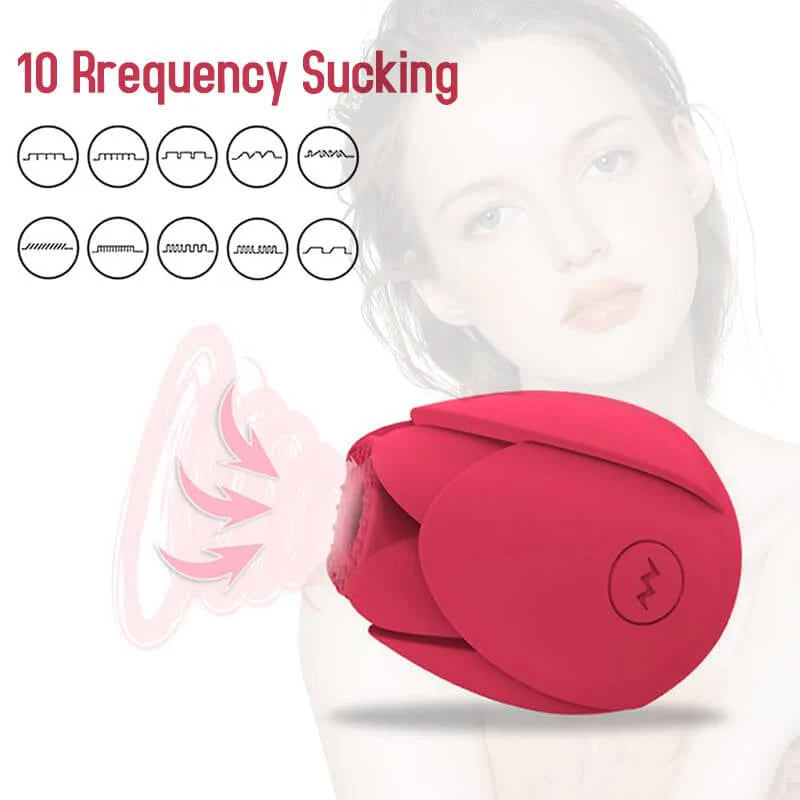 Intimate Vaginal Sucking Vibrator red