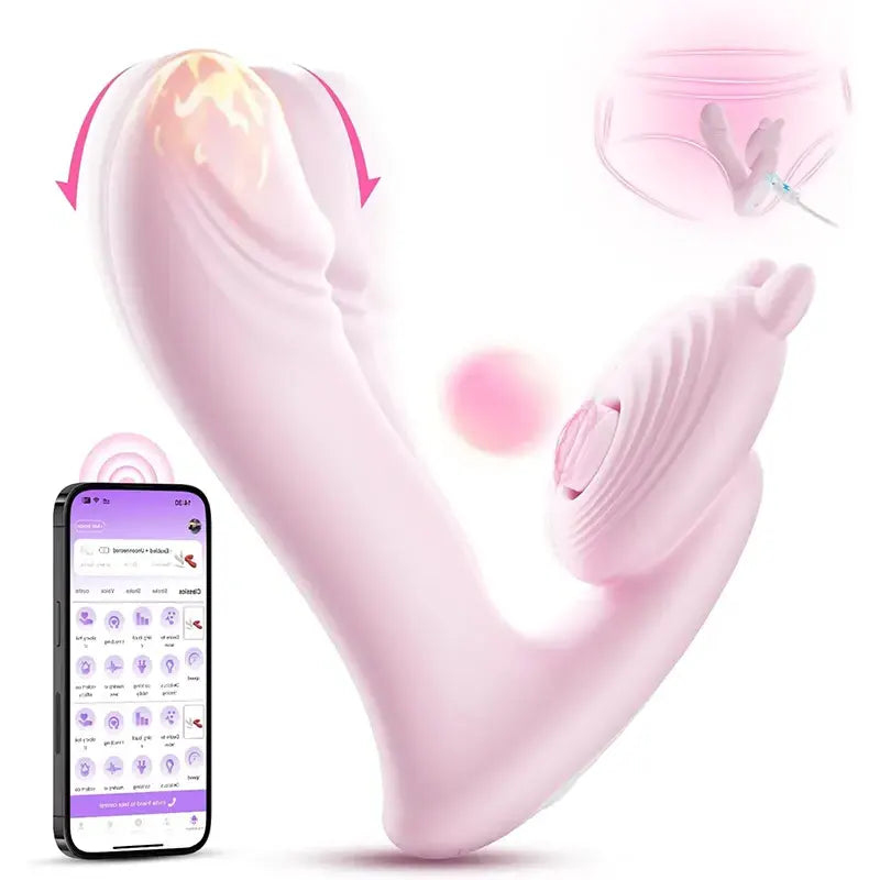 Tongue Licking Wearable Vibrator