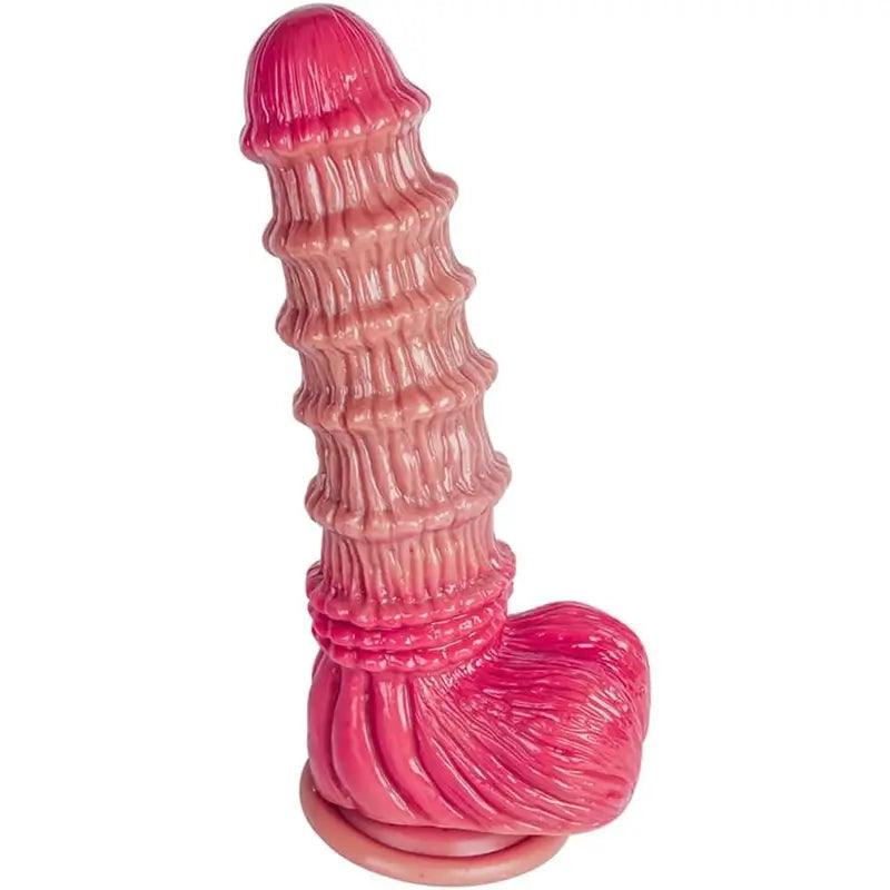 Realistic_Ribbed_Textured_Giant_Dildo