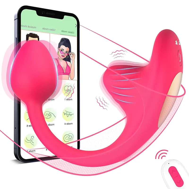 Dual-Motor Wearable Panty Vibrator