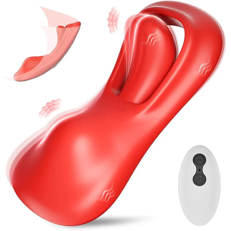 Remote Control Tongue-Shaped Vibrator