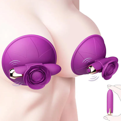 Silicone Removable Nipple Stimulation Vibrator