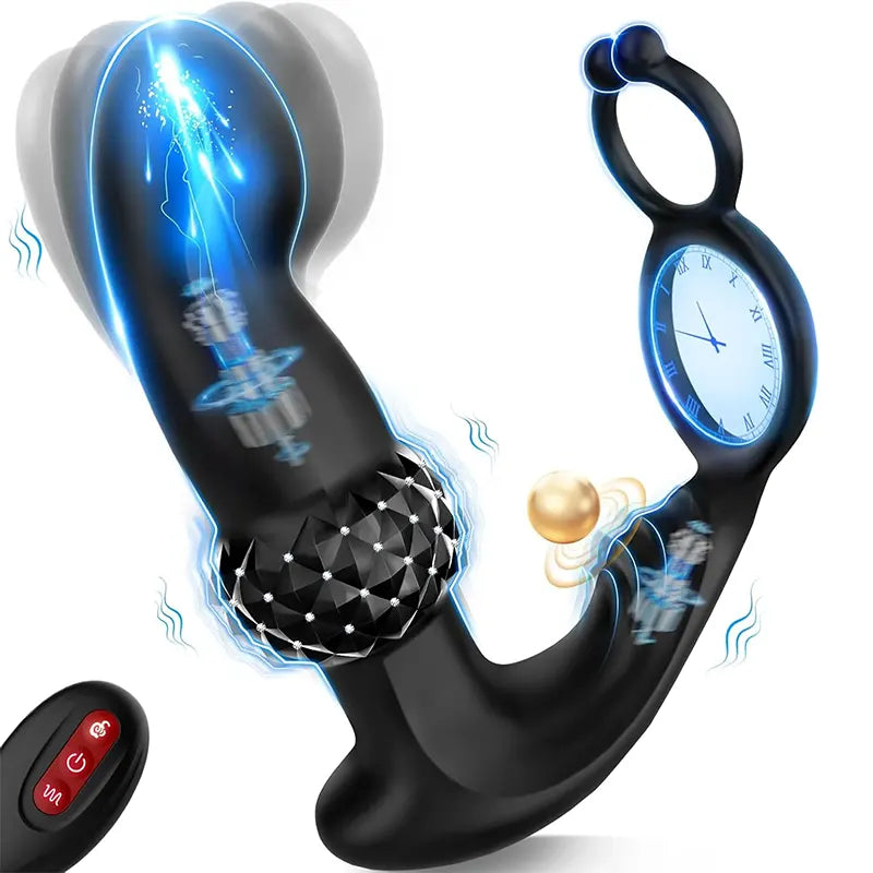 Prostate Massager with Remote Control &amp; Dual Motors