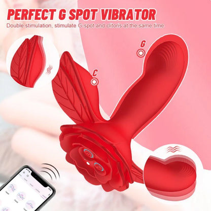 rose toy clit sucker vibrator red