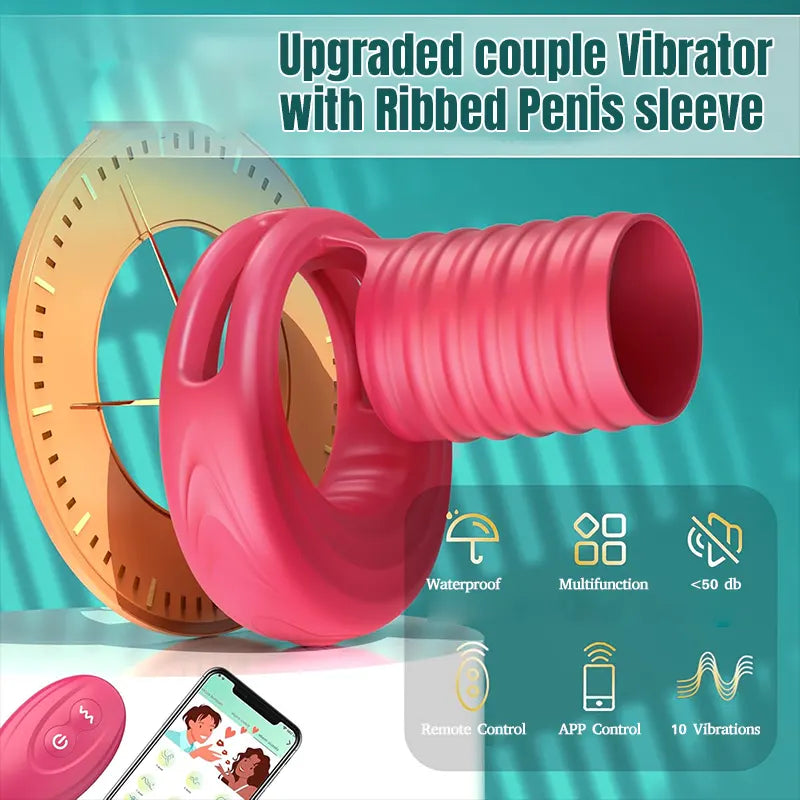 APP Elastic Penis Sleeve Vibrating Penis Ring