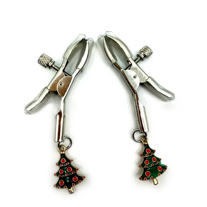 Christmas Tree Erotic Nipple Clamps