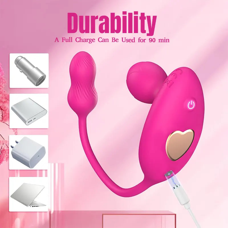 3-in-1 Wearable Panty G-spot Anal Vibrator