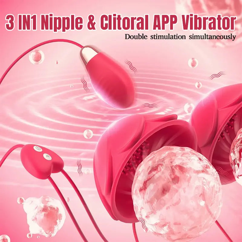 Dual-Stimulation Nipple &amp; Clitoral Vibrator