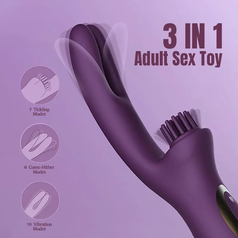 Come-Hither Clitoral Tickling Vibrator