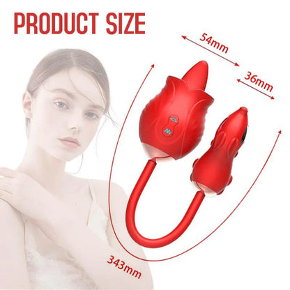 rose toy clit sucker vibrator red