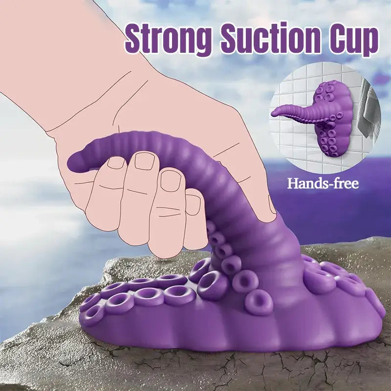 Silicone Dragon Tentacle Suction Cup Vibrator