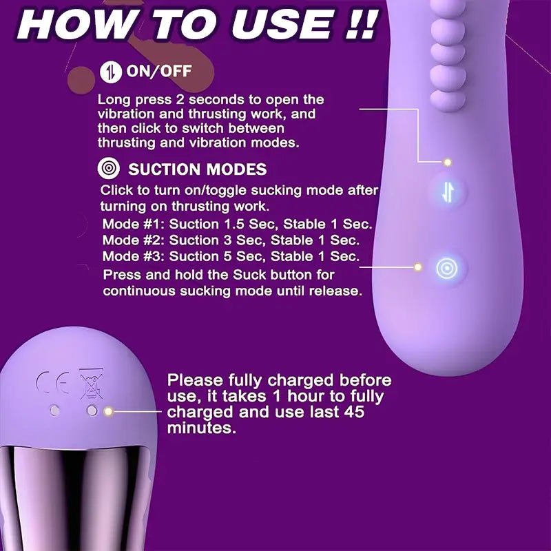 4-in-1 Insertion G-spot Vibrator