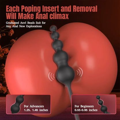 Remote Controlled Penis Ring Vibrating Vestibule Plug