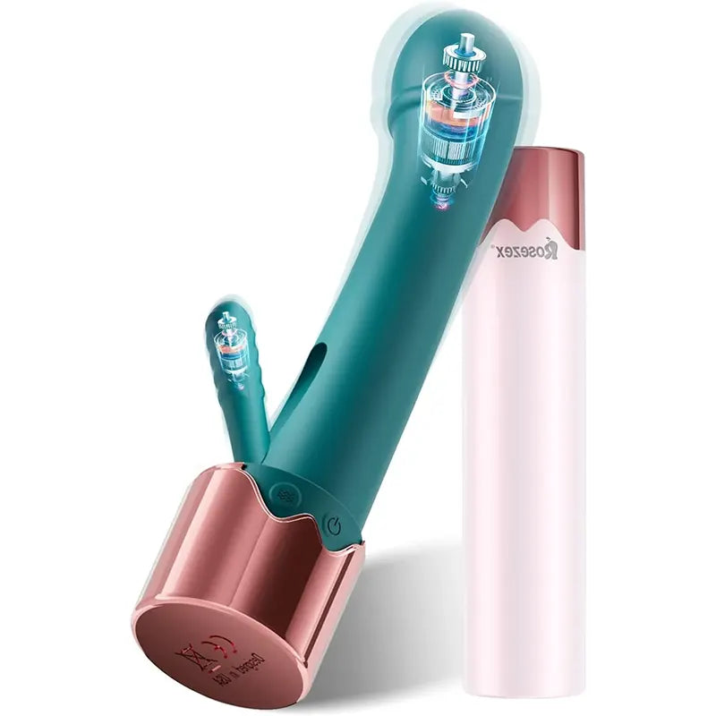 2-in-1 G-Spot &amp; Clitoral Vibrator with Heating Function