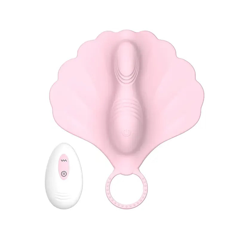 Shell Cushion Remote Control Vibrator