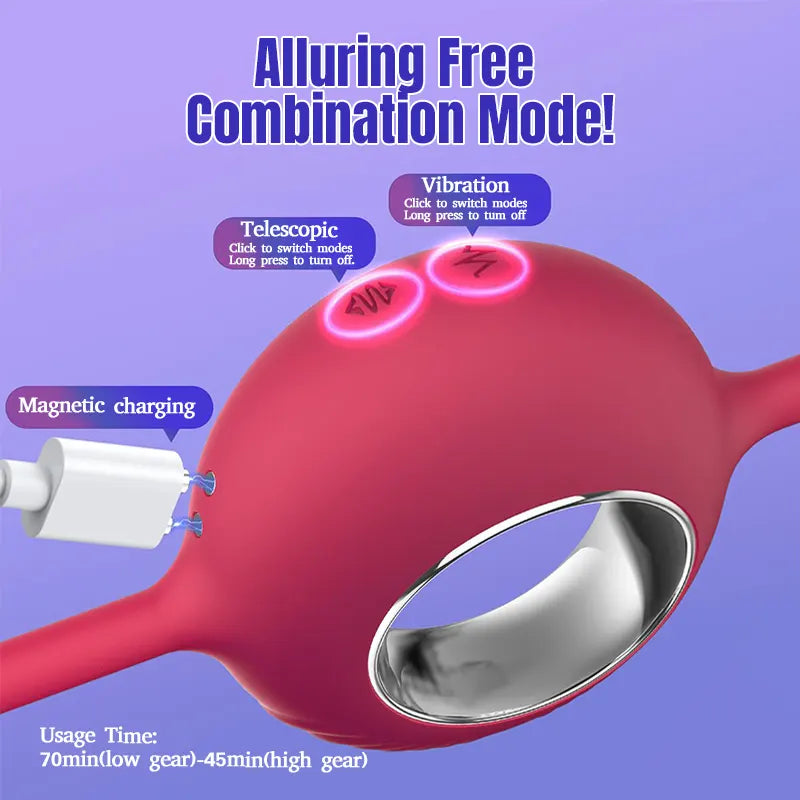 Dual Head G-Spot Clitoral Stimulator