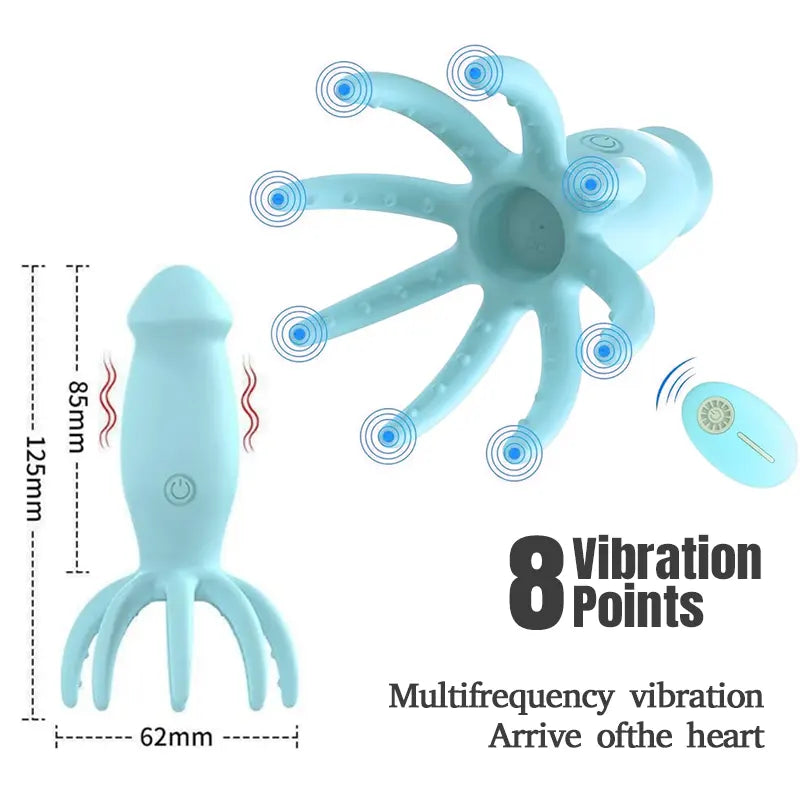 Octopus Vibrating Masturbator with 10 Modes