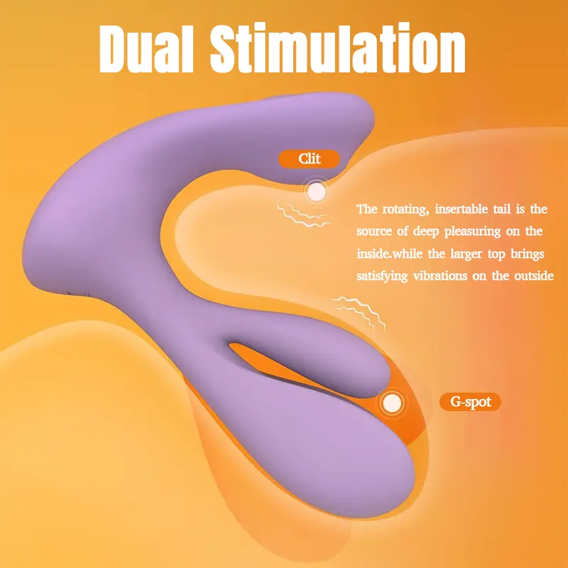 Euphoria Duo Rotating Vibrator for Dual Stimulation