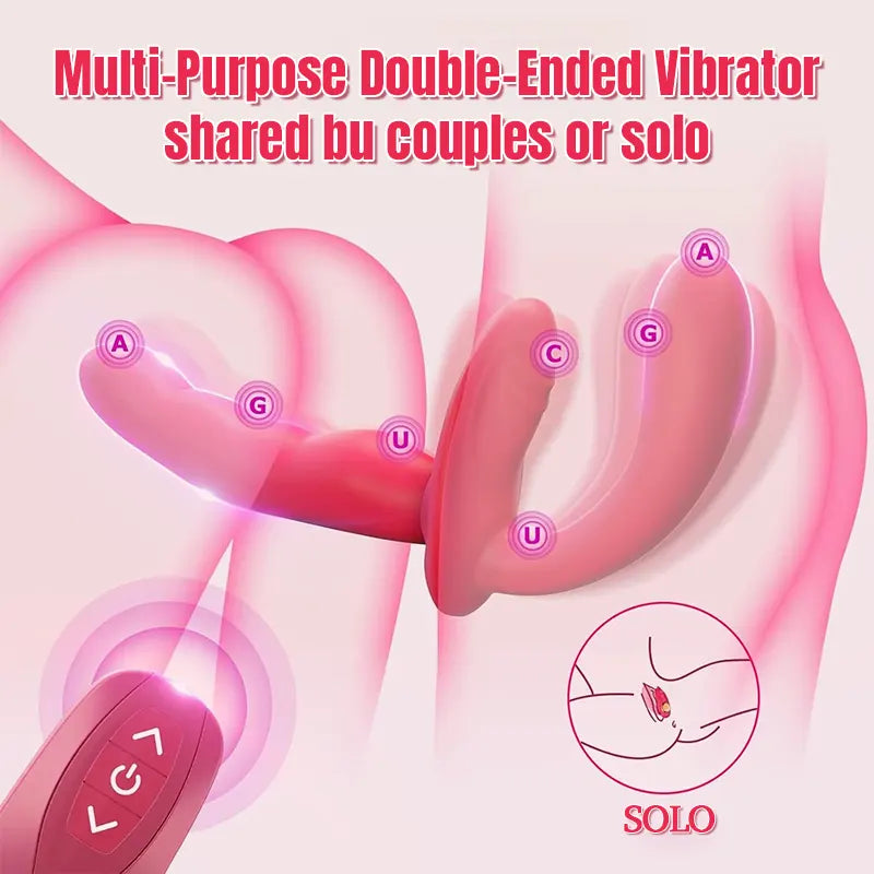 Versatile 3-in-1 Strap-On Vibrator with Remote Control