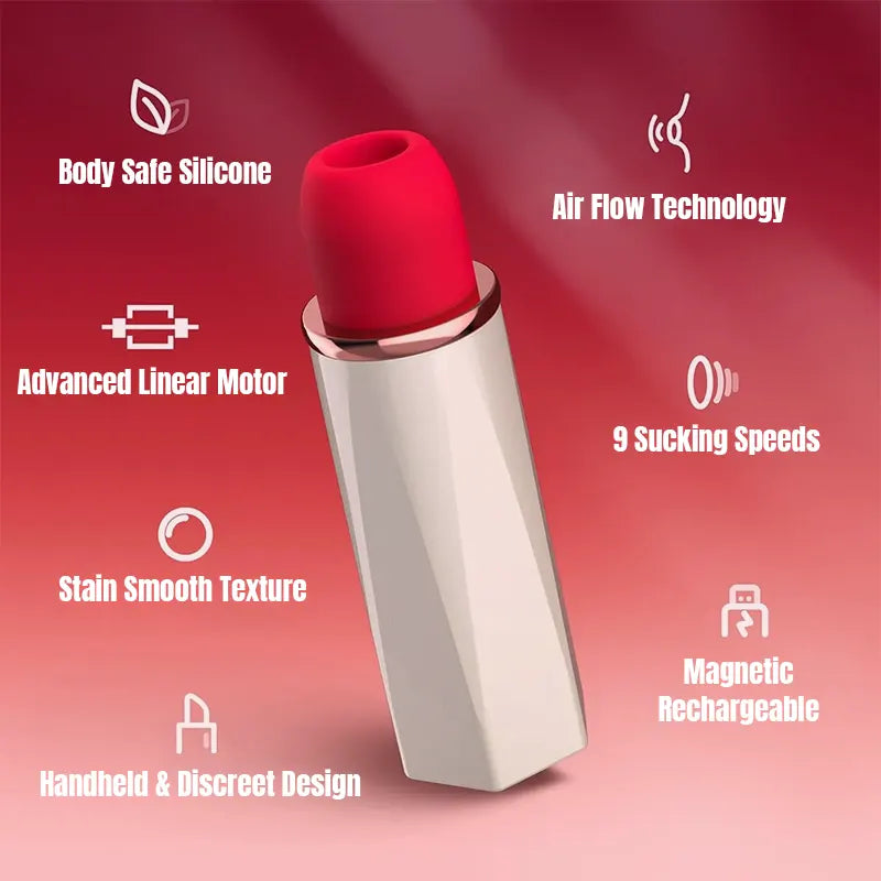 Whisper Bliss Lipstick Clitoral Sucking Vibrator