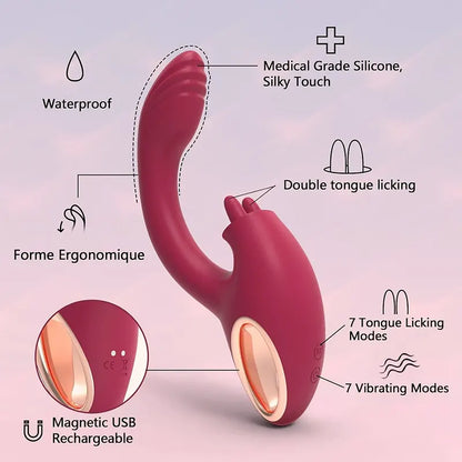 Dual Pleasure Rabbit Vibrator for Women