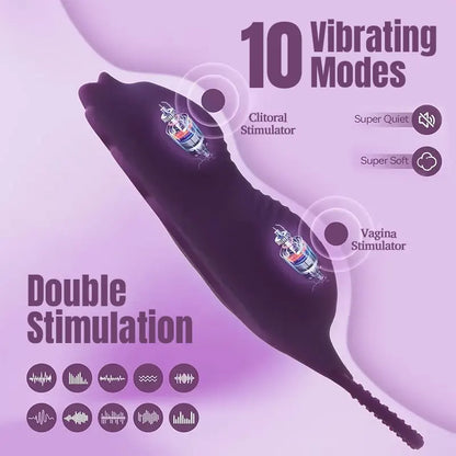 Shell Cushion Remote Control Vibrator