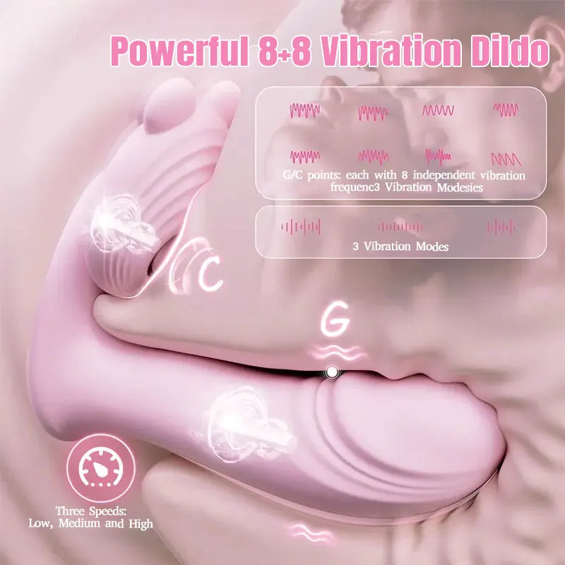 Tongue Licking Wearable Vibrator