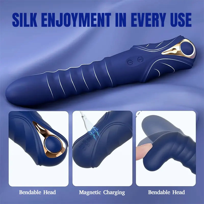 Luxury Thrusting G-Spot Vibrator with 10 Vibration Modes