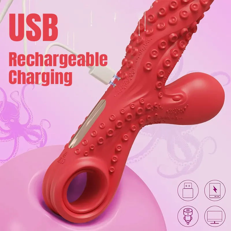 Tentacle G-Spot Vibrator with 9 Modes