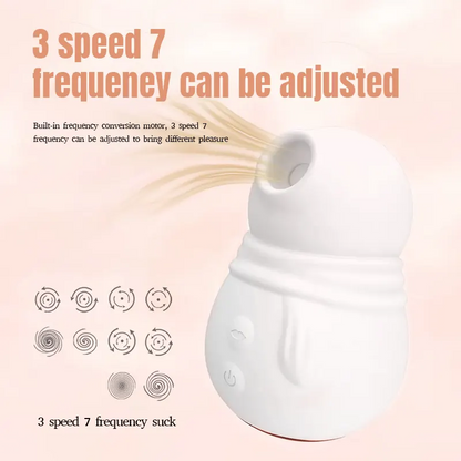 Snowman Suction Vibration Stimulation Massager