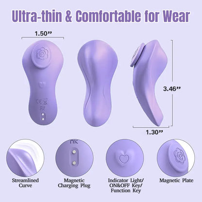 Magnetic Remote Control Panty Clitoral Vibrator