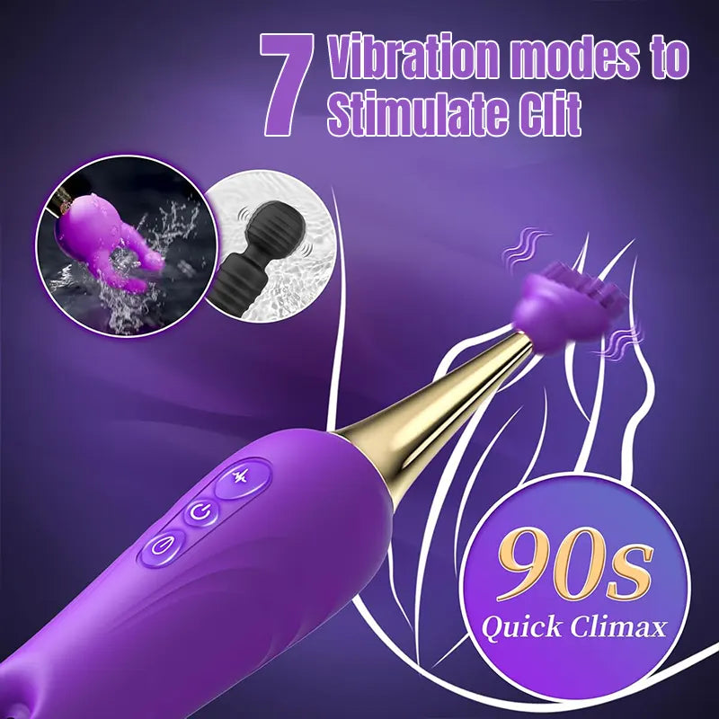 Replaceable Tapping G-Spot Clitoral Vibrator