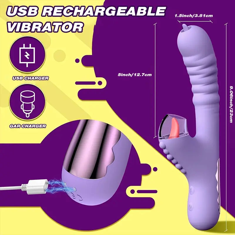 4-in-1 Insertion G-spot Vibrator