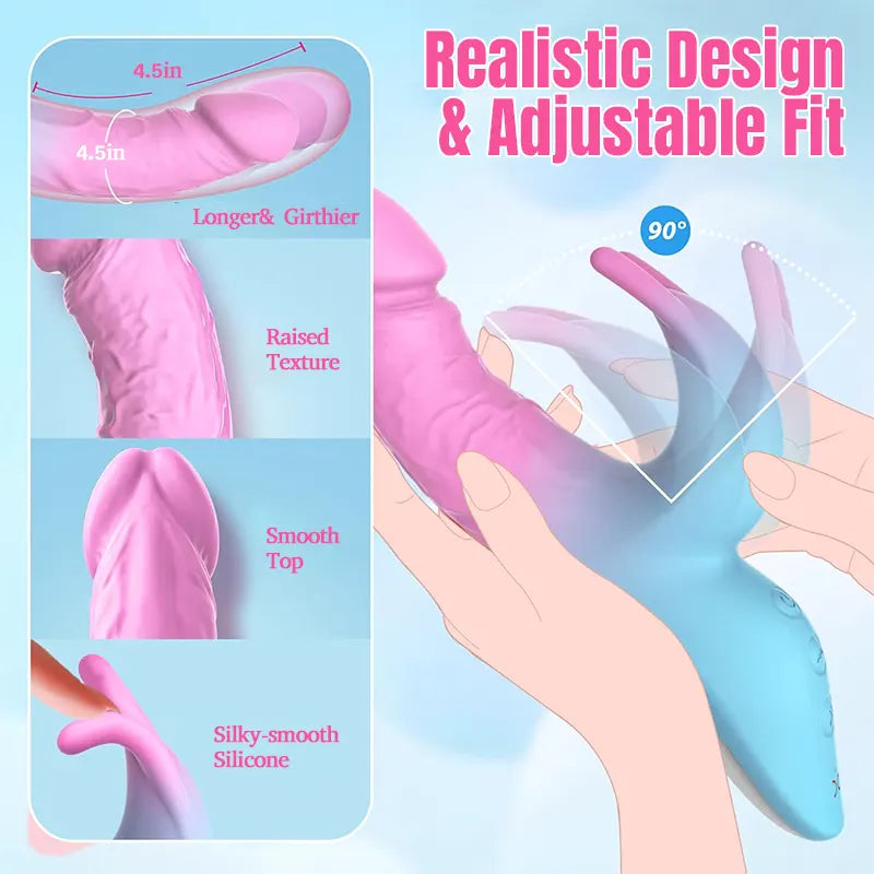 5-in-1 Rabbit Patting Heating Vibrator