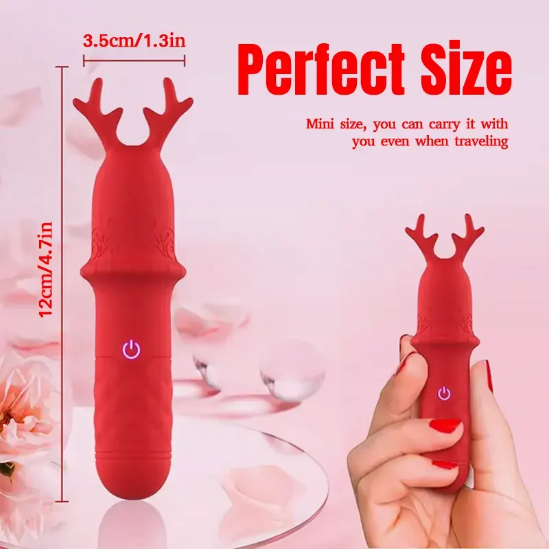 Christmas Elk Mini Vibrator