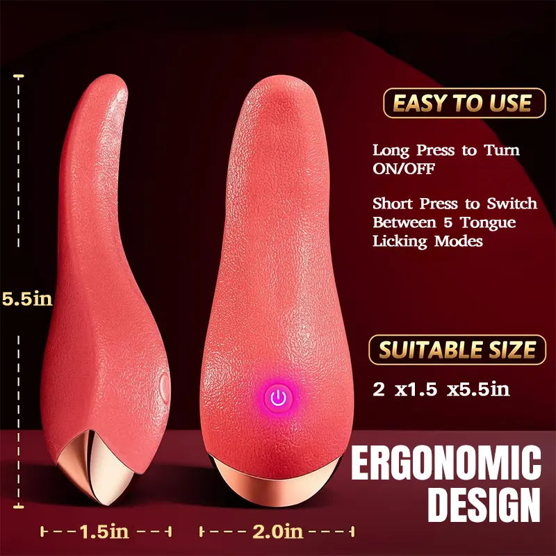 10-Mode Tongue Vibrator for Women