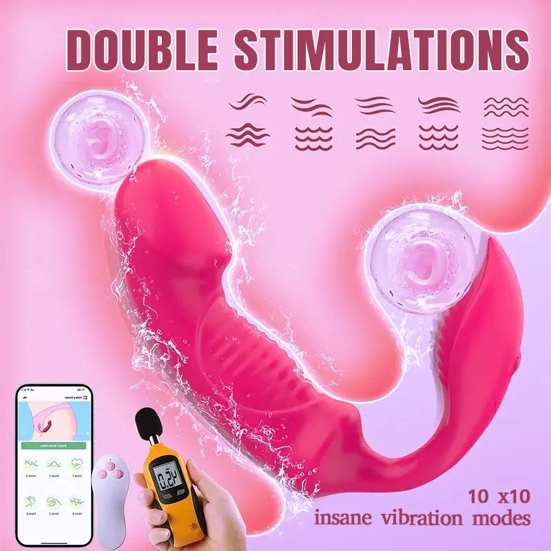 Dual Stimulation Wearable Vibrator